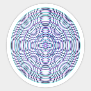 Hypnotic blues Sticker